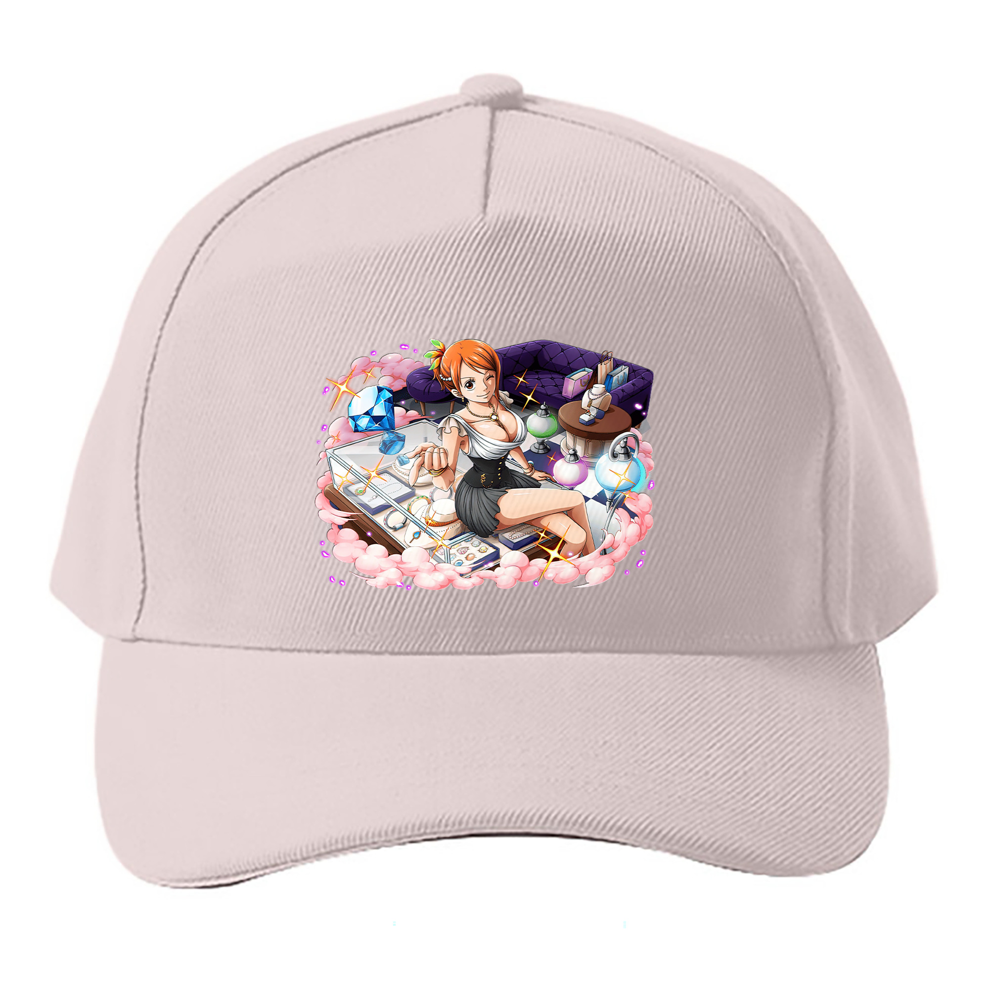 （画像用） ワンピース ナミ ONE PIECE Nami ベースボールキャップ 綿100％ 男女兼用 帽子 スポーツ